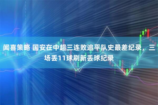 闻喜策略 国安在中超三连败追平队史最差纪录，三场丢11球刷新丢球纪录